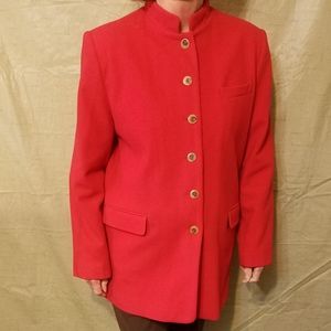 Bernard Couture Wool Blend Coat